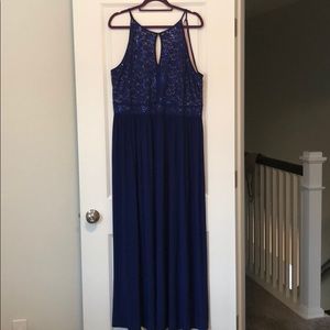 Size 20 Blue sparkly dress cocktail, formal, prom